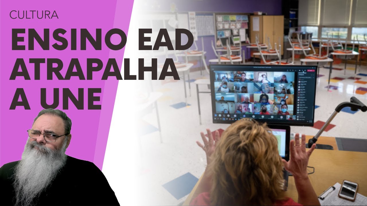 UNE reclama que NÃO CONSEGUE DOUTRINAR estudantes do ENSINO a DISTÂNCIA tão FÁCIL quanto na FEDERAL